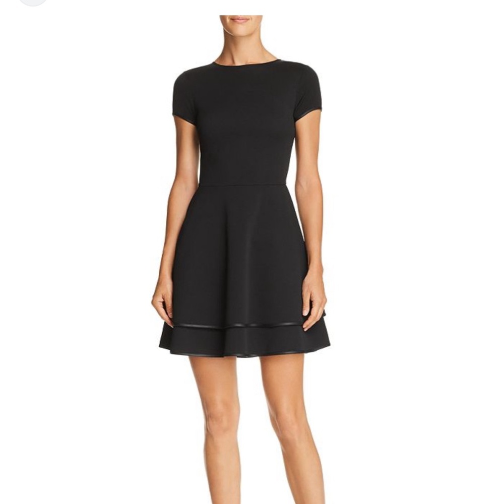 Adorable, black fit and flare Aqua classic dress